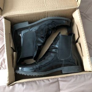 Patent Leather Jodphur Boots
